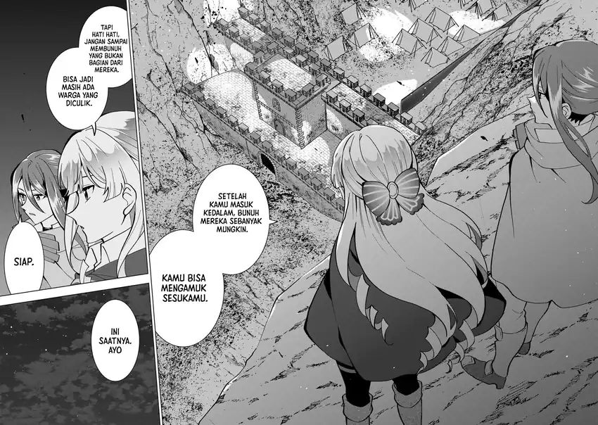 Buchigire Reijou wa Houfuku wo Chikaimashita. ~Madousho no Chikara de Sokoku wo Tataki Tsubushimasu~ chapter 13 halaman 7