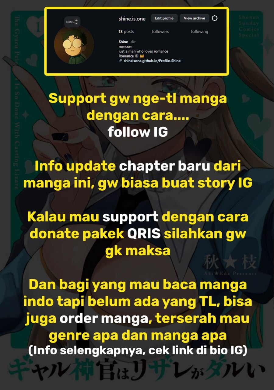 Gyaru Shinkan wa Rizare ga Darui chapter 14 halaman 19
