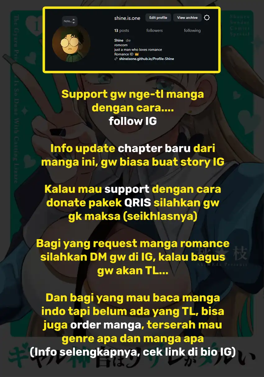 Gyaru Shinkan wa Rizare ga Darui chapter 15 halaman 19