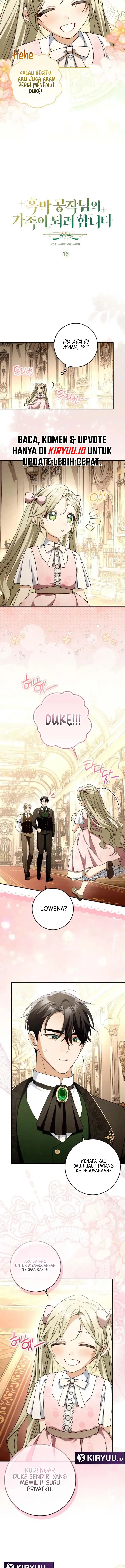 I'm Going to Become the Villainous Duke's Family chapter 16 halaman 8