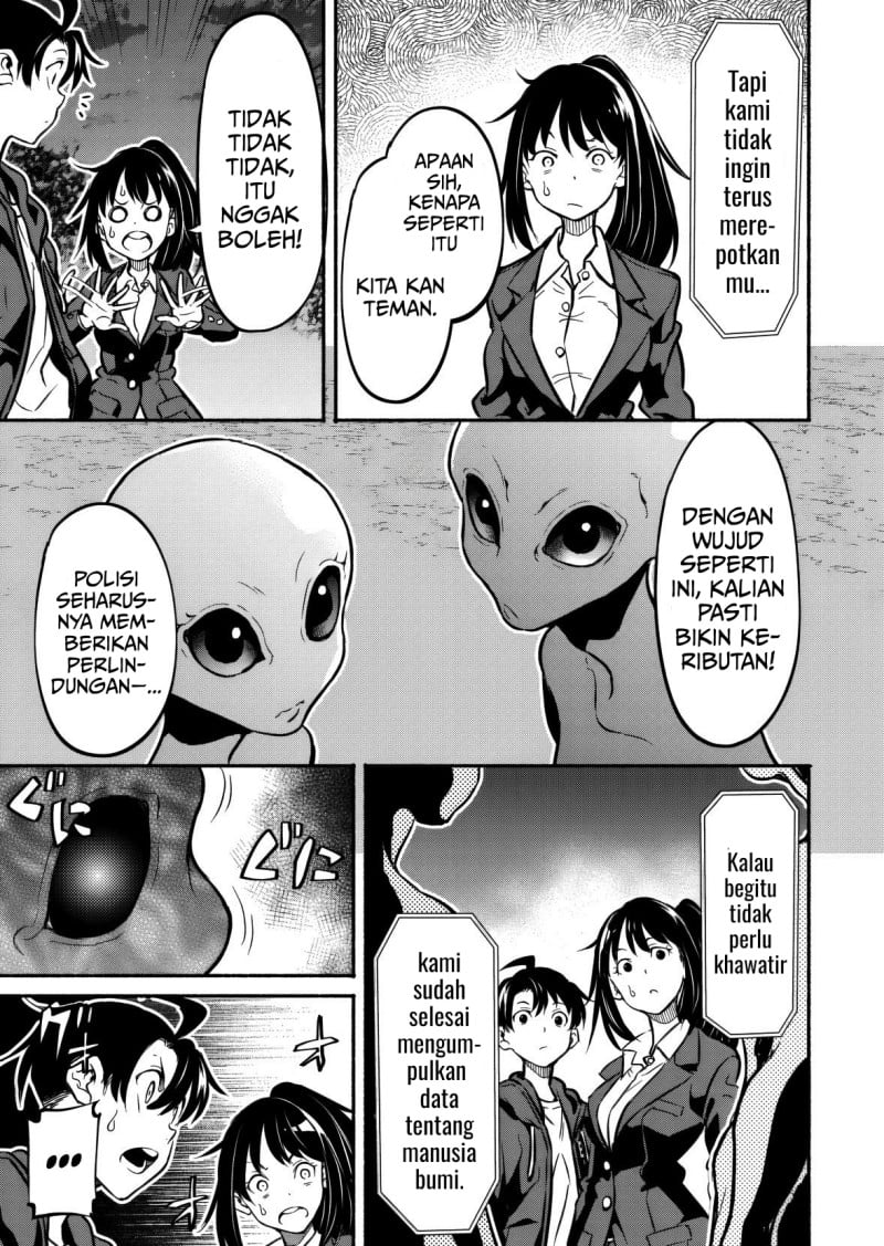 Isekai kara Kikan Shitara Chikyuu mo Kanari Fantajii Deshita. Ato, Makeheroin-domo Kocchi Minna chapter 7 halaman 15