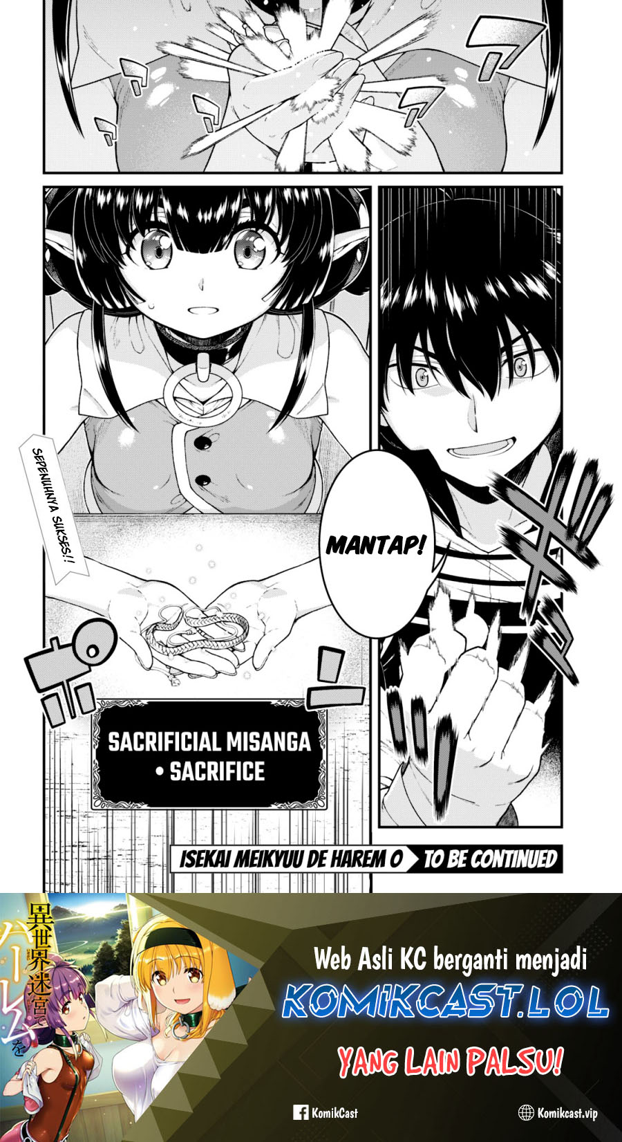 Isekai Meikyuu de Harem wo chapter 78 halaman 16