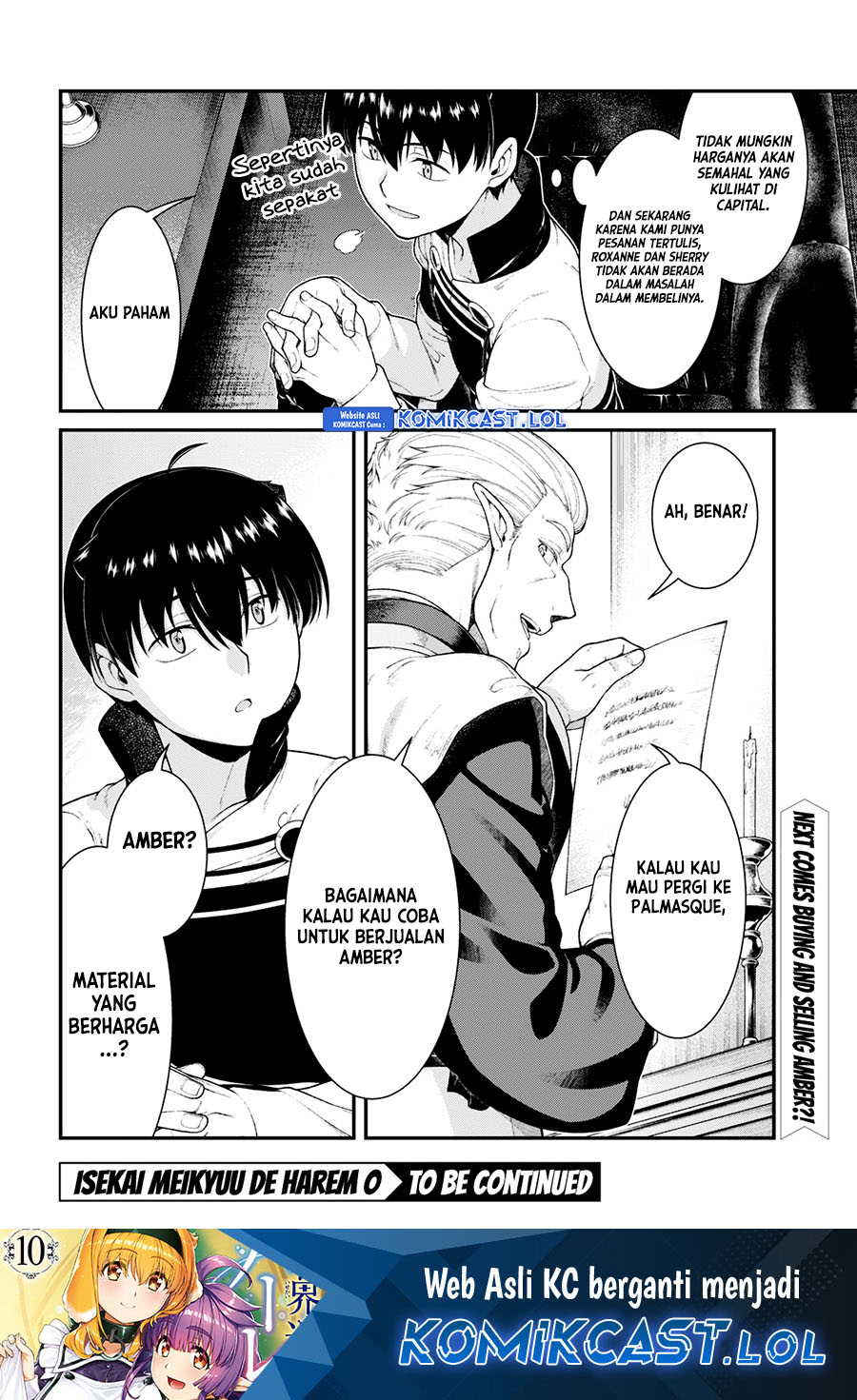 Isekai Meikyuu de Harem wo chapter 80 halaman 9