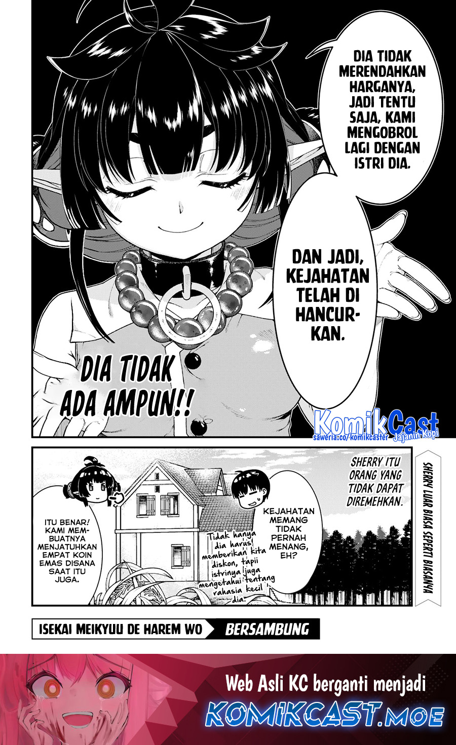 Isekai Meikyuu de Harem wo chapter 83 halaman 15