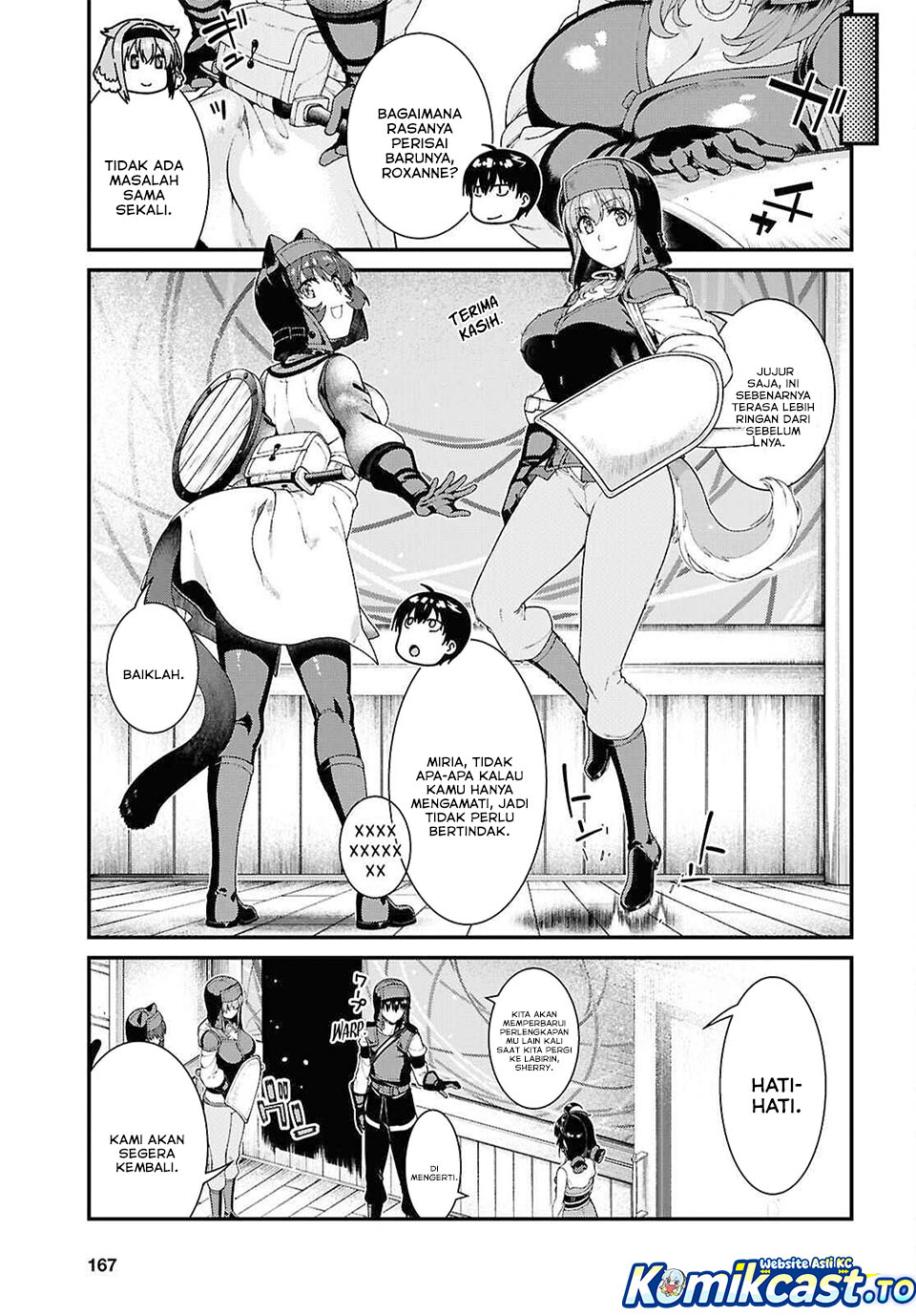Isekai Meikyuu de Harem wo chapter 105 halaman 9