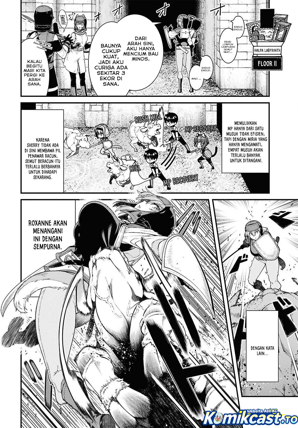 Isekai Meikyuu de Harem wo chapter 105 halaman 10