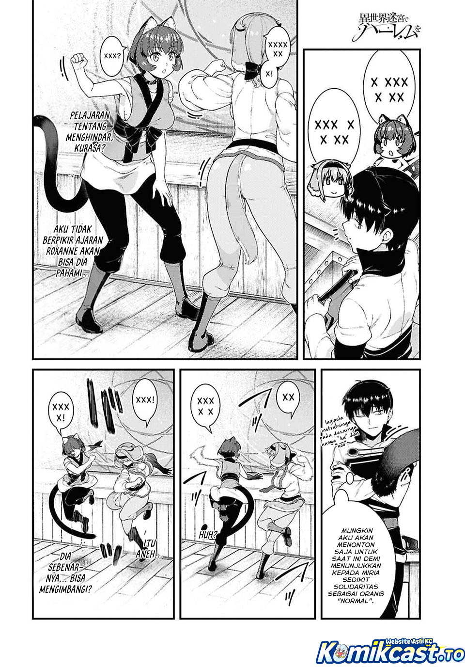 Isekai Meikyuu de Harem wo chapter 105 halaman 14