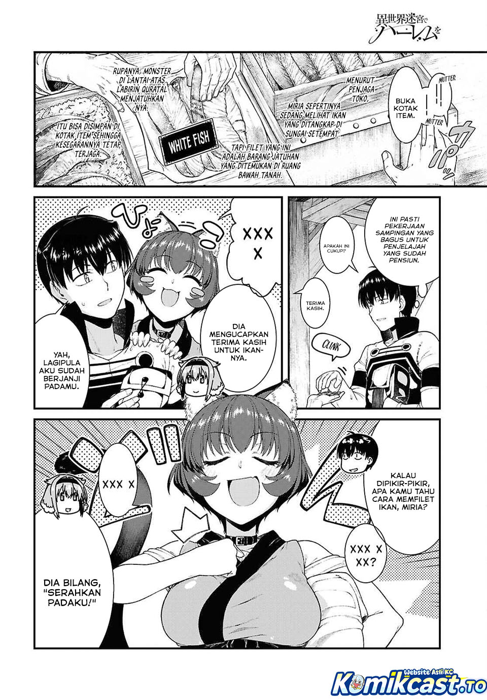 Isekai Meikyuu de Harem wo chapter 105 halaman 4