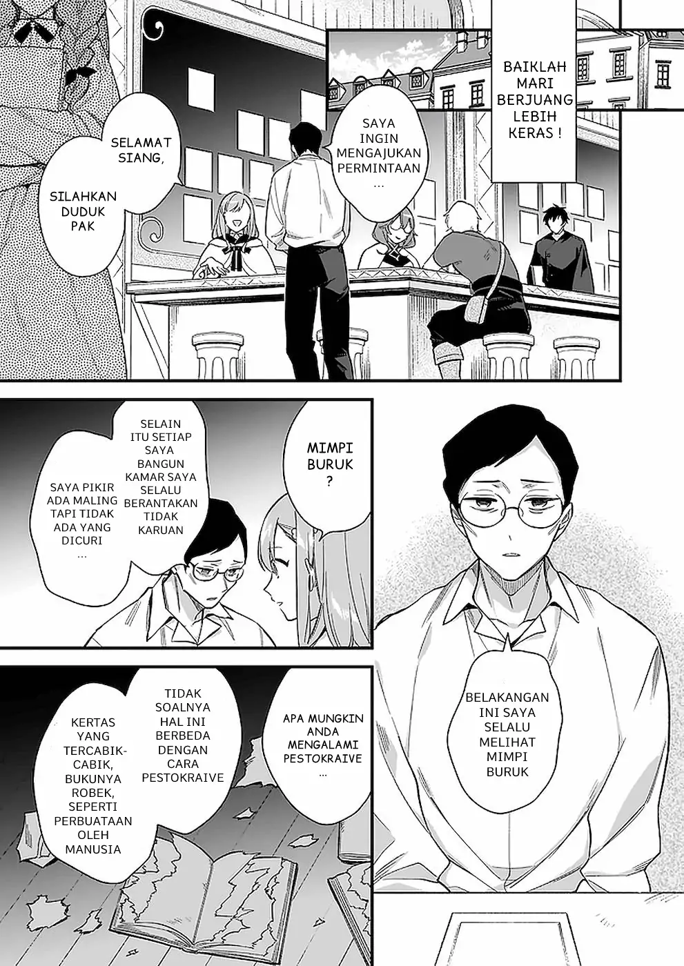 Mahousekai no Uketsukejou ni Naritai desu! chapter 12 halaman 4