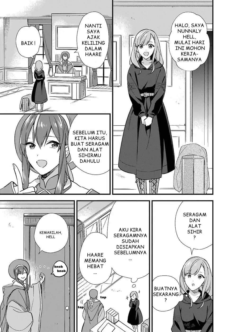 Mahousekai no Uketsukejou ni Naritai desu! chapter 5 halaman 8