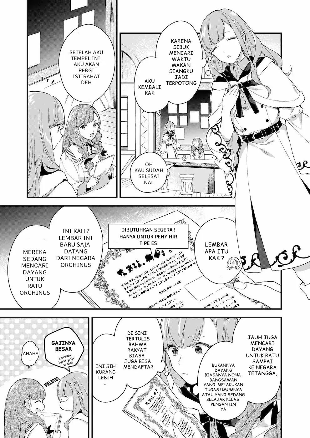 Mahousekai no Uketsukejou ni Naritai desu! chapter 9 halaman 22