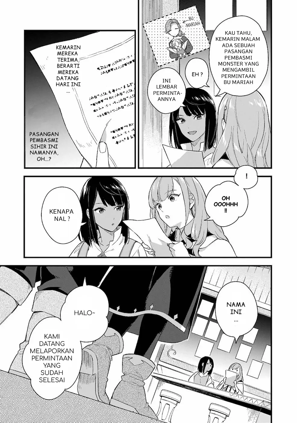 Mahousekai no Uketsukejou ni Naritai desu! chapter 9 halaman 8