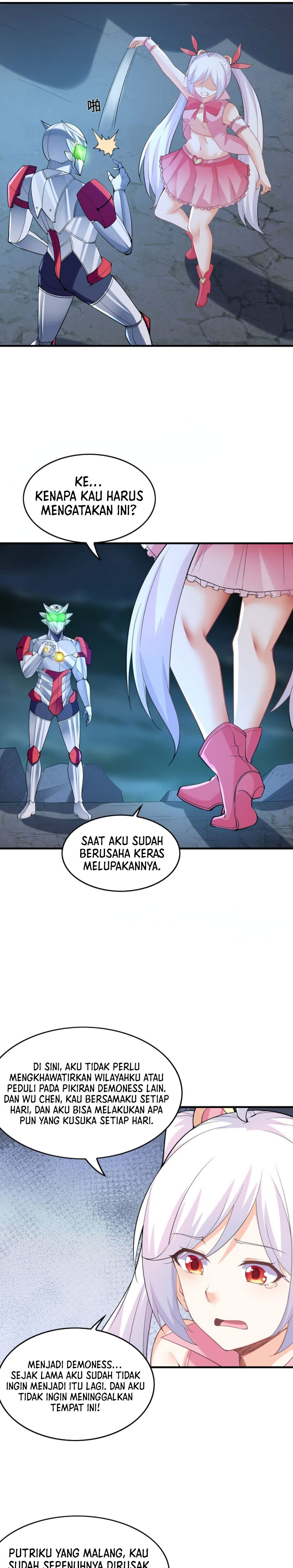 My Harem Is Entirely Female Demon Villains chapter 134 halaman 12