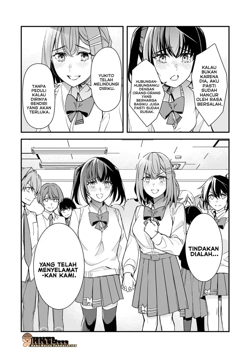Ore ni Trauma wo Ataeta Joshi-tachi ga Chirachira Mitekuru kedo, Zannen desu ga Teokure desu chapter 27 halaman 21