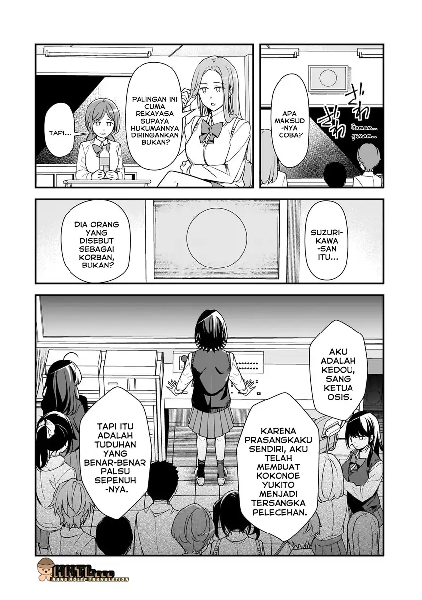 Ore ni Trauma wo Ataeta Joshi-tachi ga Chirachira Mitekuru kedo, Zannen desu ga Teokure desu chapter 27 halaman 23