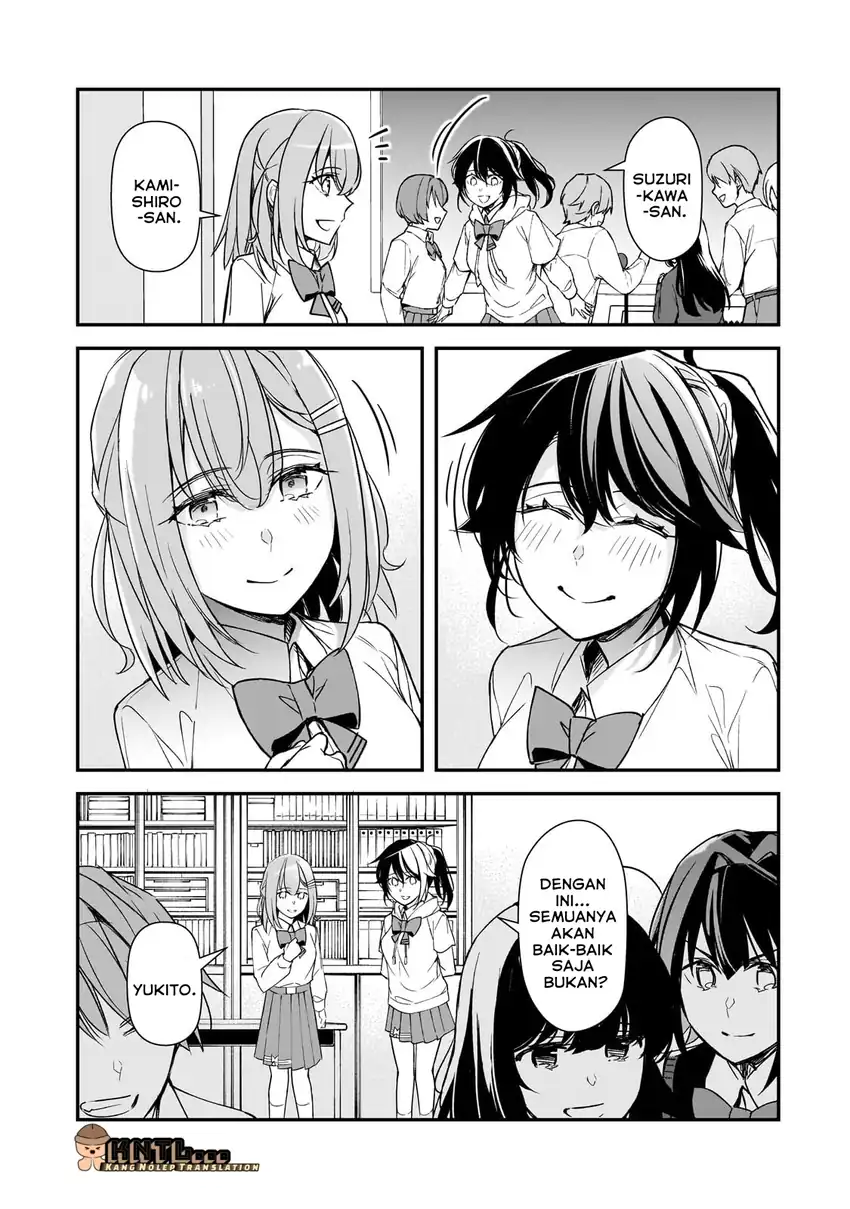 Ore ni Trauma wo Ataeta Joshi-tachi ga Chirachira Mitekuru kedo, Zannen desu ga Teokure desu chapter 27 halaman 28
