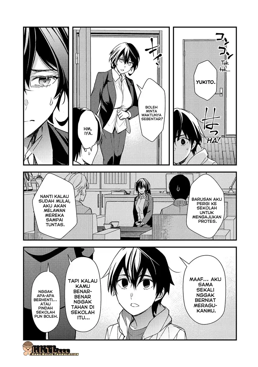 Ore ni Trauma wo Ataeta Joshi-tachi ga Chirachira Mitekuru kedo, Zannen desu ga Teokure desu chapter 27 halaman 6