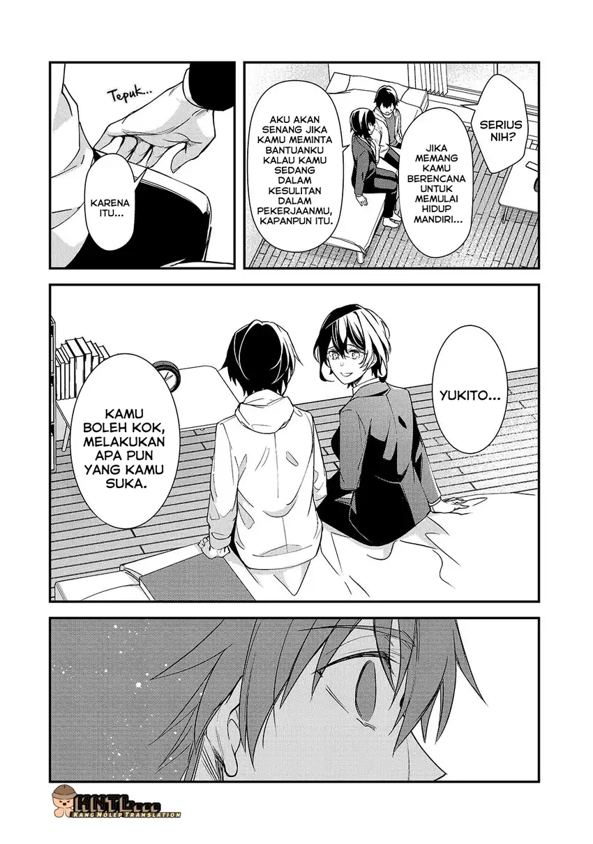 Ore ni Trauma wo Ataeta Joshi-tachi ga Chirachira Mitekuru kedo, Zannen desu ga Teokure desu chapter 27 halaman 7