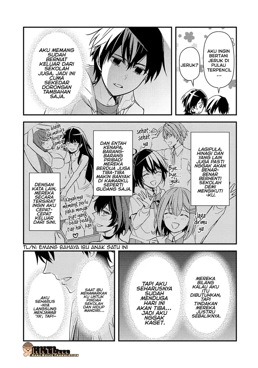 Ore ni Trauma wo Ataeta Joshi-tachi ga Chirachira Mitekuru kedo, Zannen desu ga Teokure desu chapter 27 halaman 8