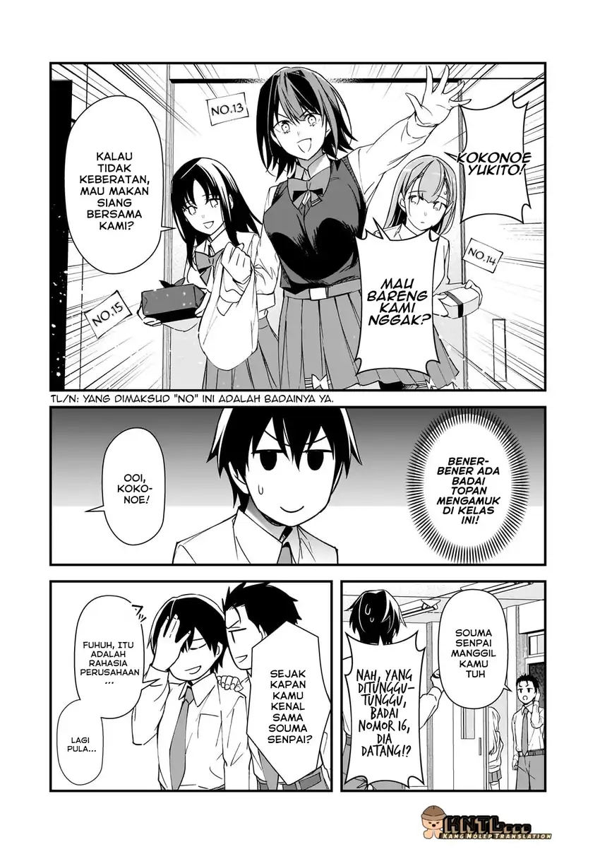 Ore ni Trauma wo Ataeta Joshi-tachi ga Chirachira Mitekuru kedo, Zannen desu ga Teokure desu chapter 30 halaman 17