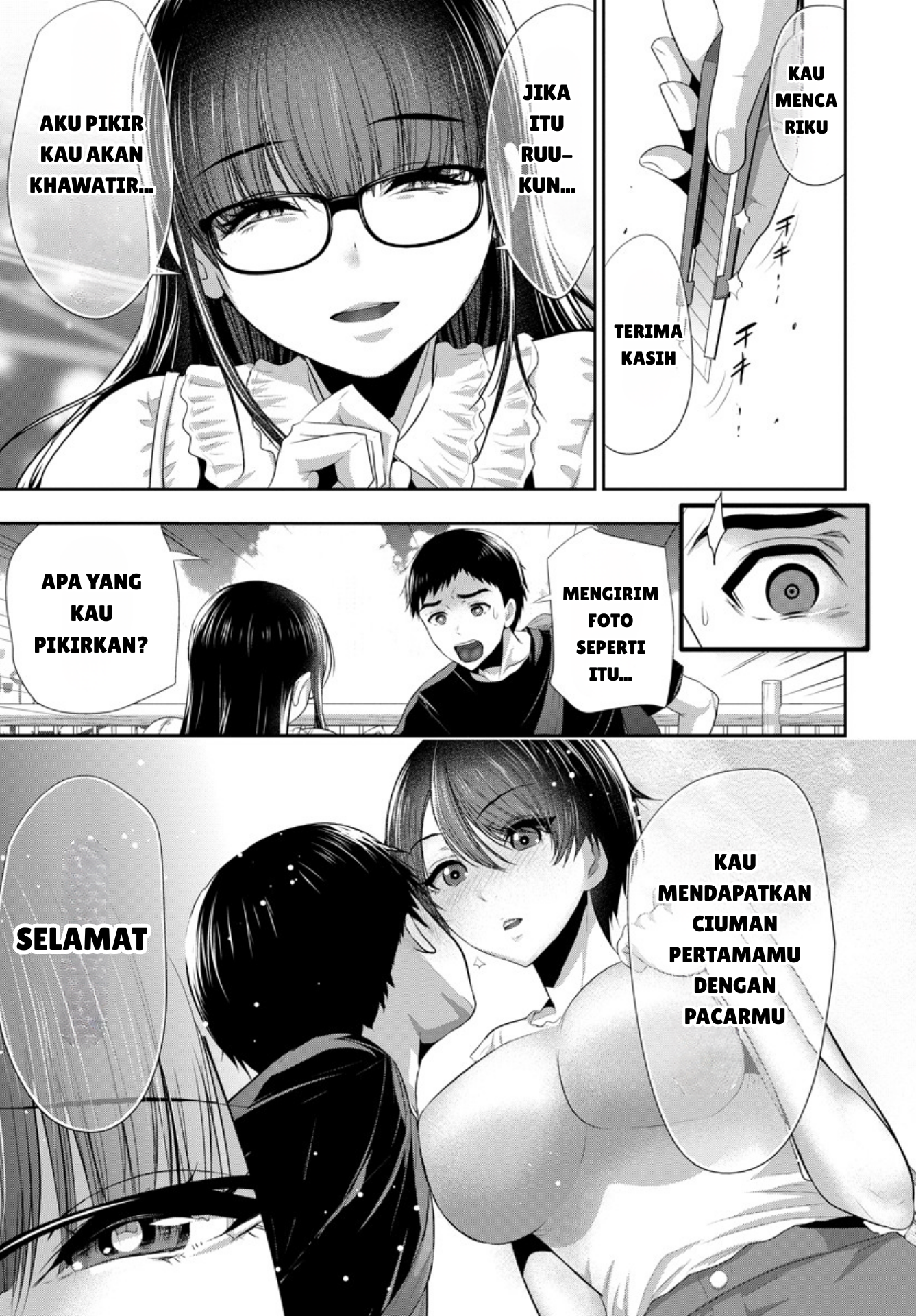 Osananajimi to Kanojo to chapter 4 halaman 8
