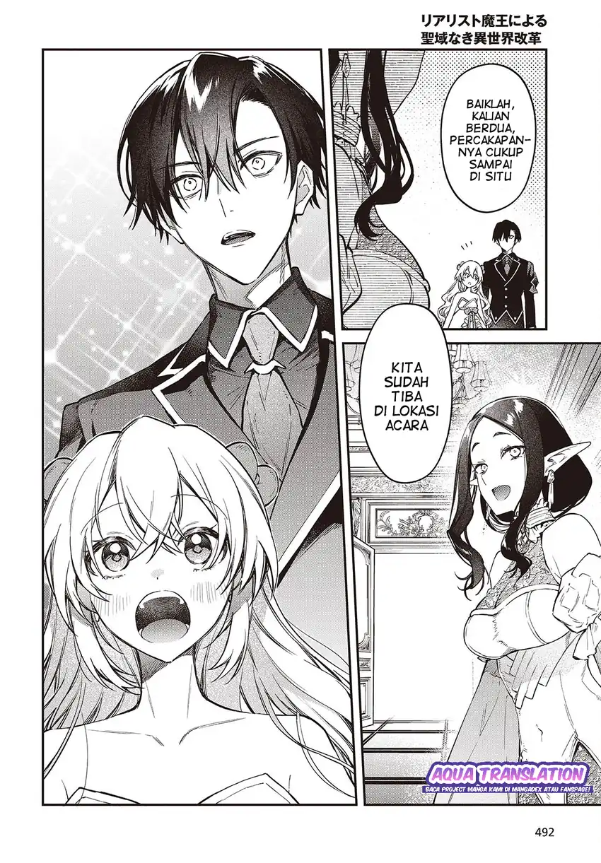 Realist Maou Niyoru Seiiki Naki Isekai Kaikaku chapter 57 halaman 13