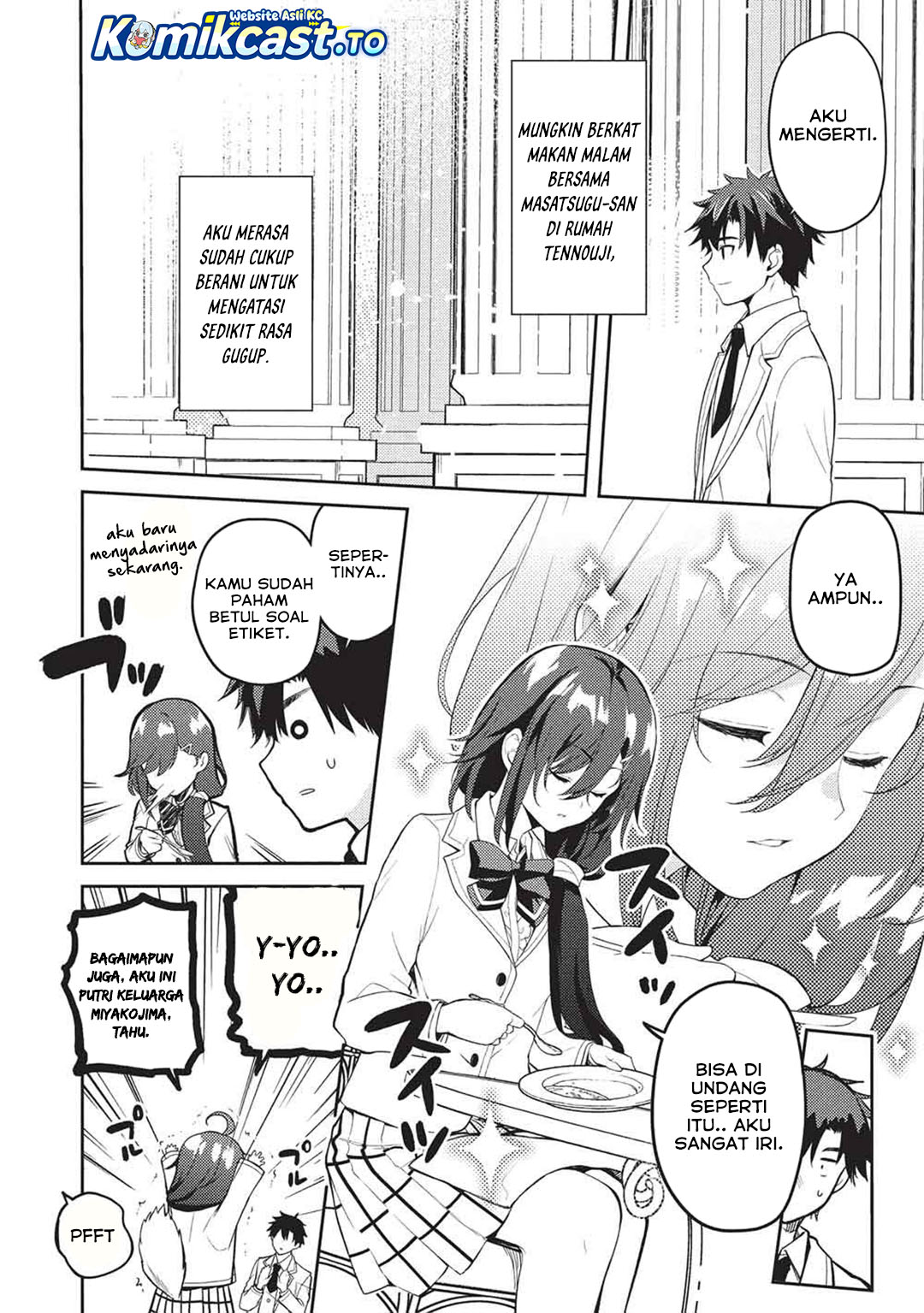 Saijo no Osewa ~Takane no Hana Darakena Meimon Kou de, Gakuin Ichi no Ojou-sama (Seikatsu Noryoku Kaimu) o Kagenagara Osewa suru Koto ni Narimashita~ chapter 32 halaman 21