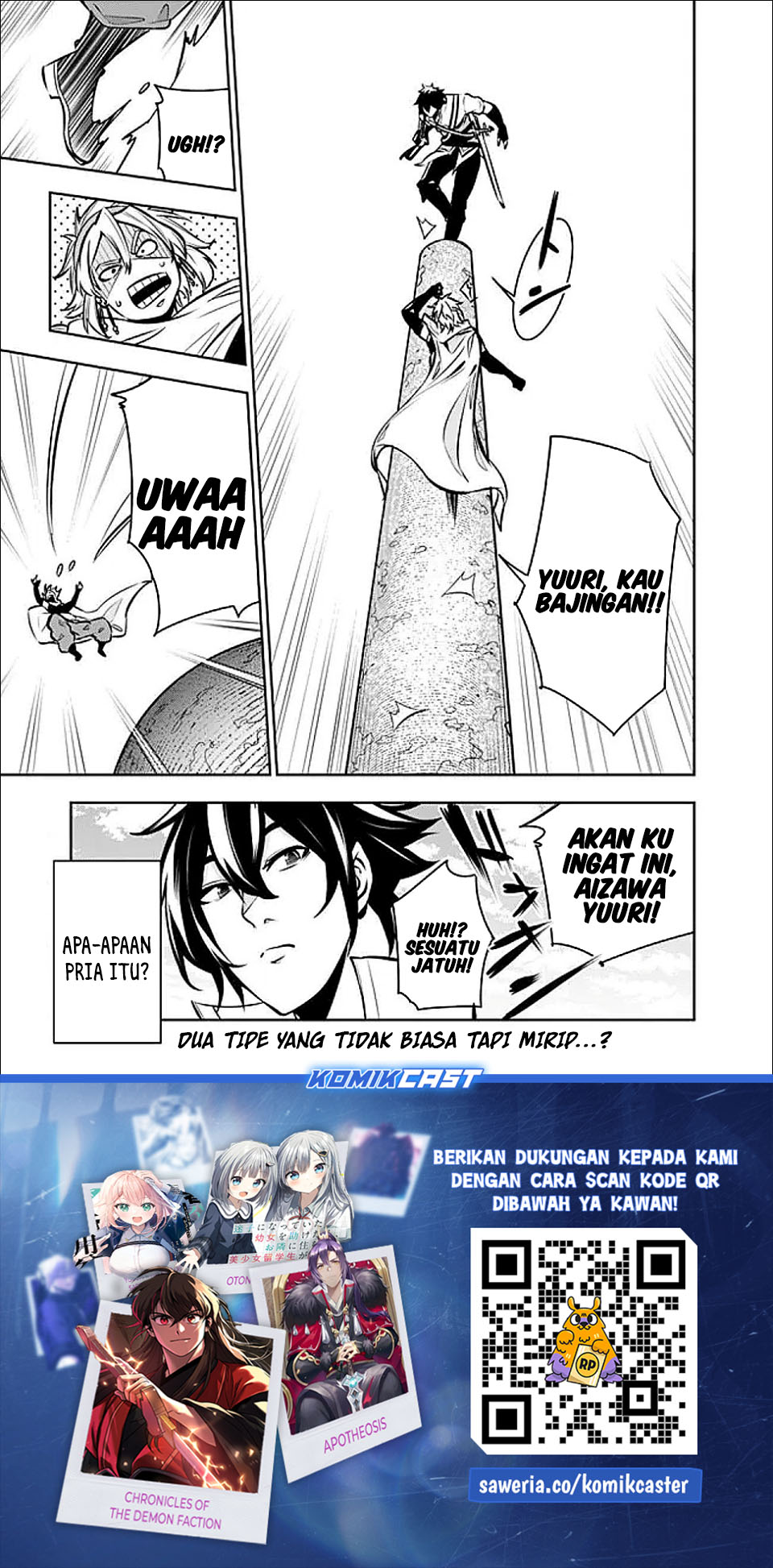 Shijou Saikyou no Mahou Kenshi, F Rank Boukensha ni Tensei Suru chapter 144 halaman 19