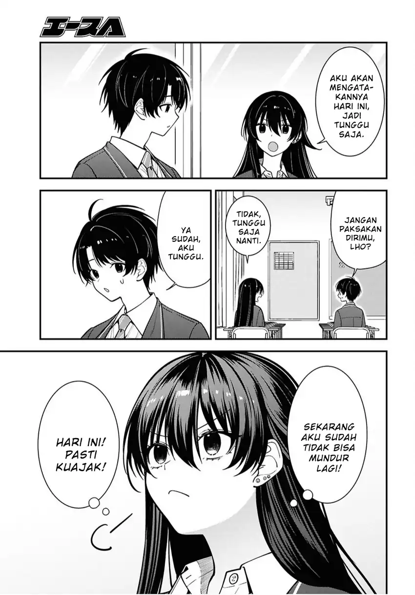 Tonari no Seki no Yankee Shimizu-san ga Kami o Kuroku Sometekita chapter 17 halaman 11