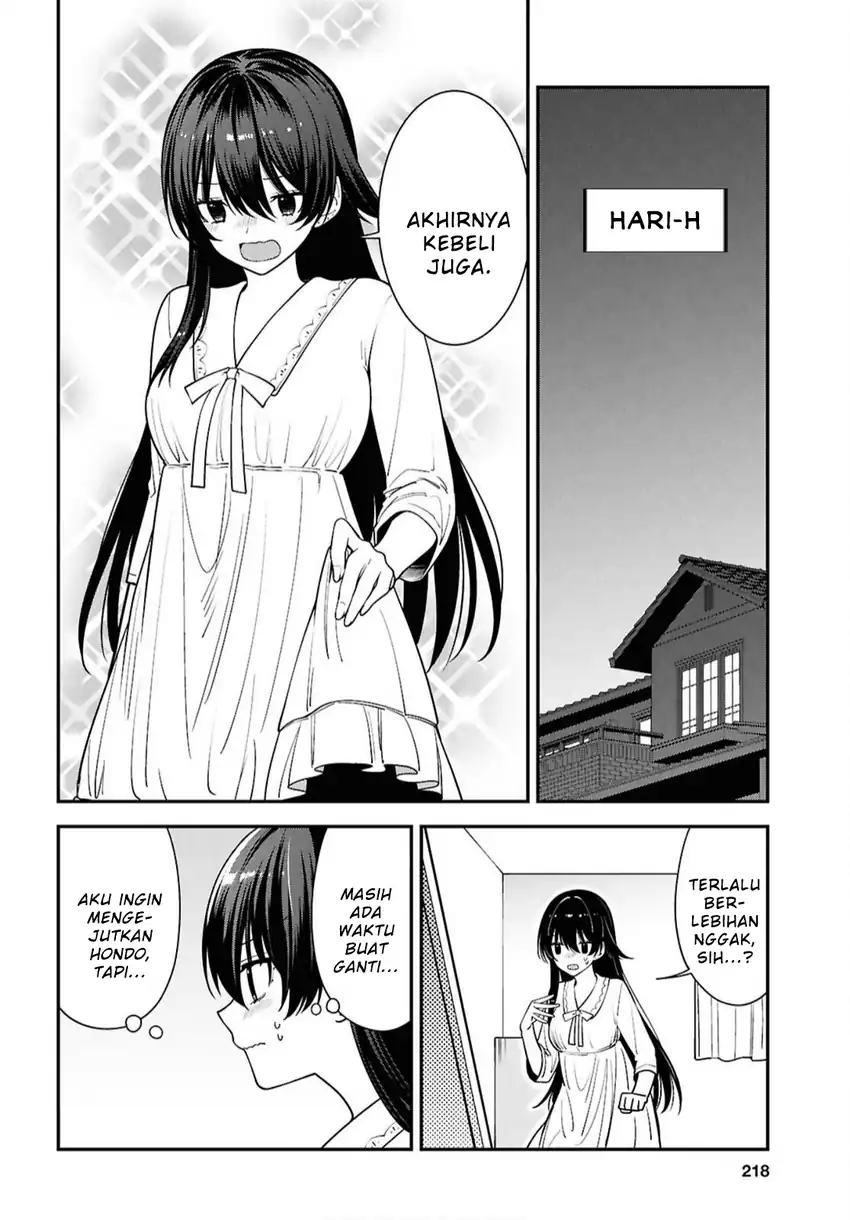 Tonari no Seki no Yankee Shimizu-san ga Kami o Kuroku Sometekita chapter 17 halaman 20