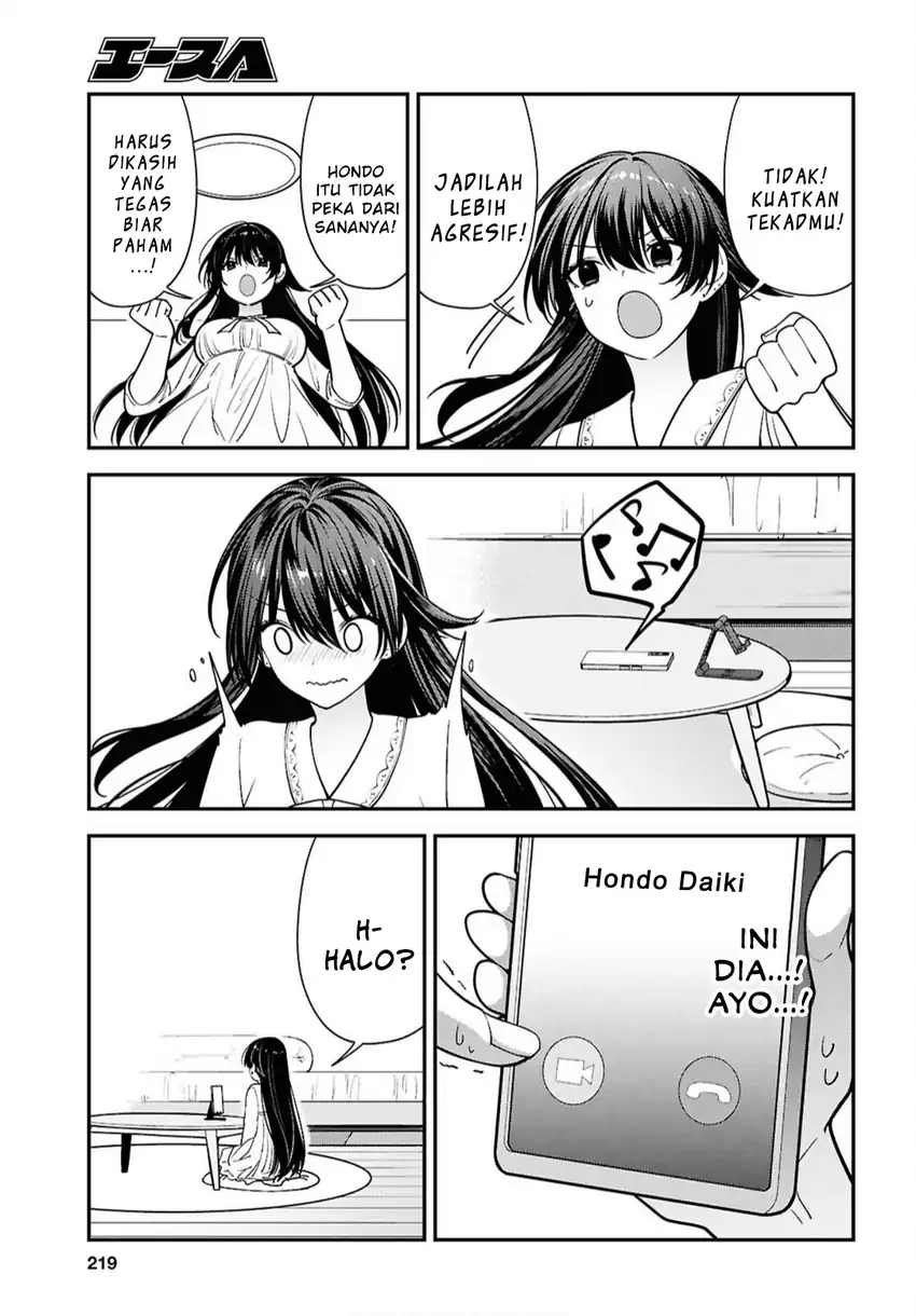 Tonari no Seki no Yankee Shimizu-san ga Kami o Kuroku Sometekita chapter 17 halaman 21
