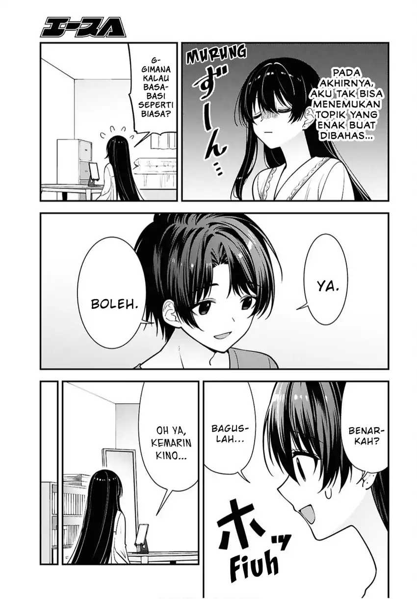 Tonari no Seki no Yankee Shimizu-san ga Kami o Kuroku Sometekita chapter 17 halaman 25