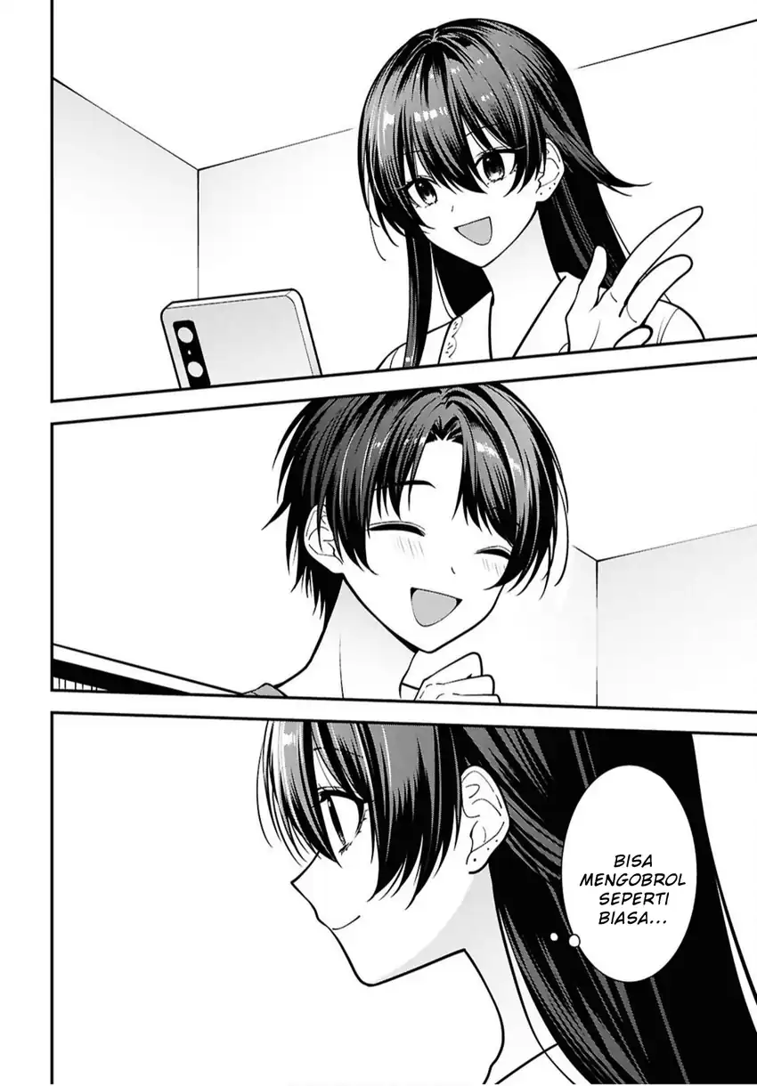 Tonari no Seki no Yankee Shimizu-san ga Kami o Kuroku Sometekita chapter 17 halaman 26