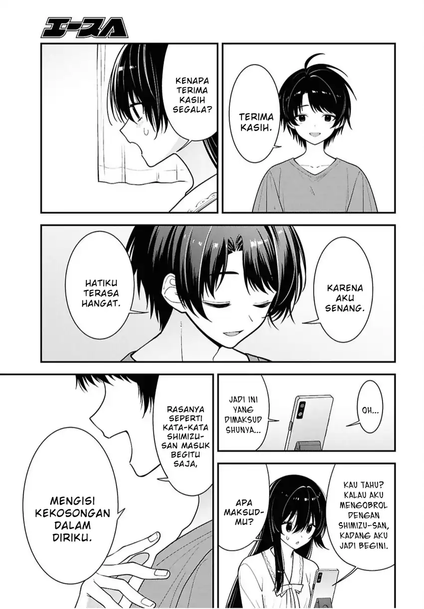 Tonari no Seki no Yankee Shimizu-san ga Kami o Kuroku Sometekita chapter 17 halaman 29