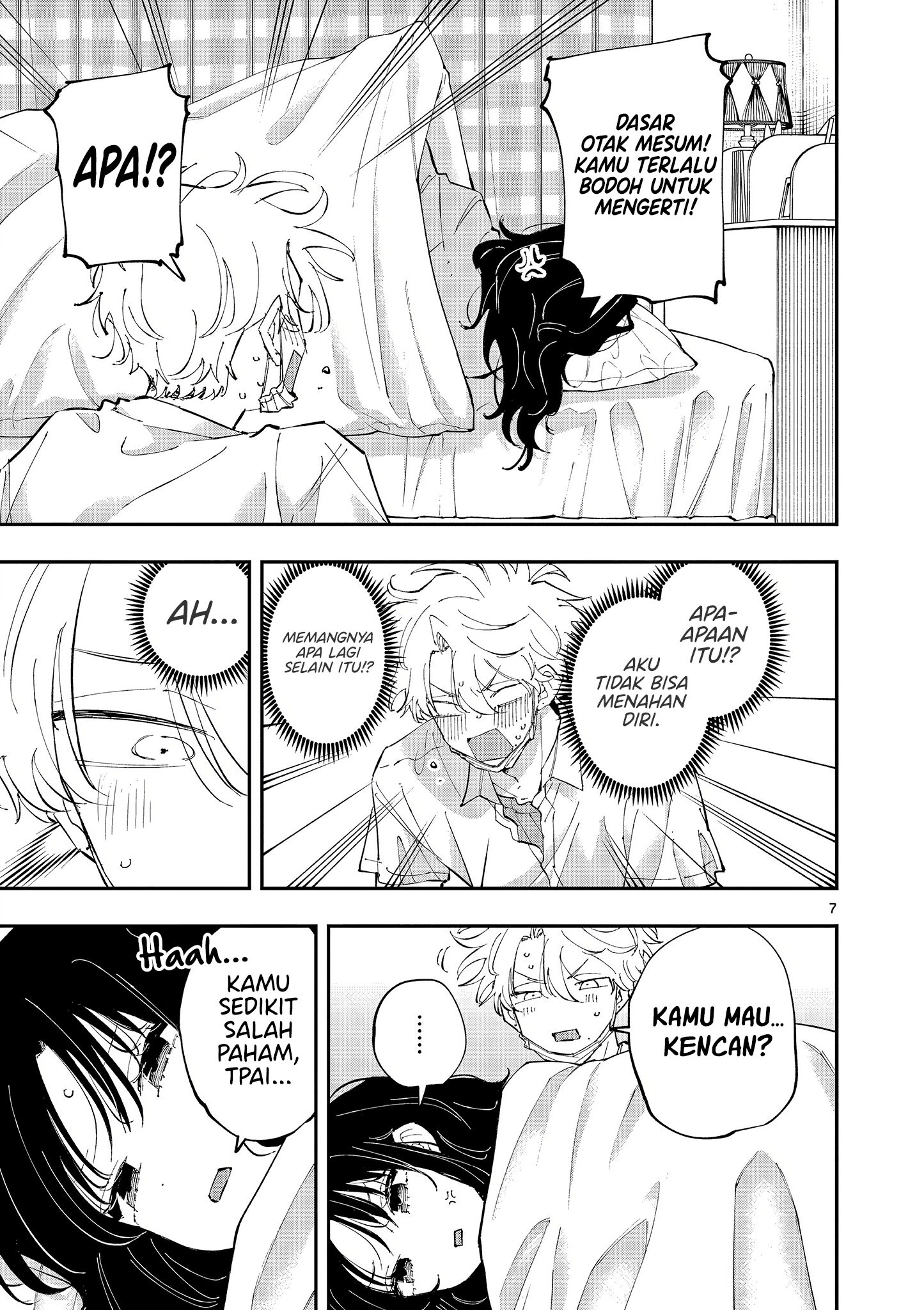 Tonari no Seki no Yatsu ga Souiu Me de Mitekuru chapter 51 halaman 7