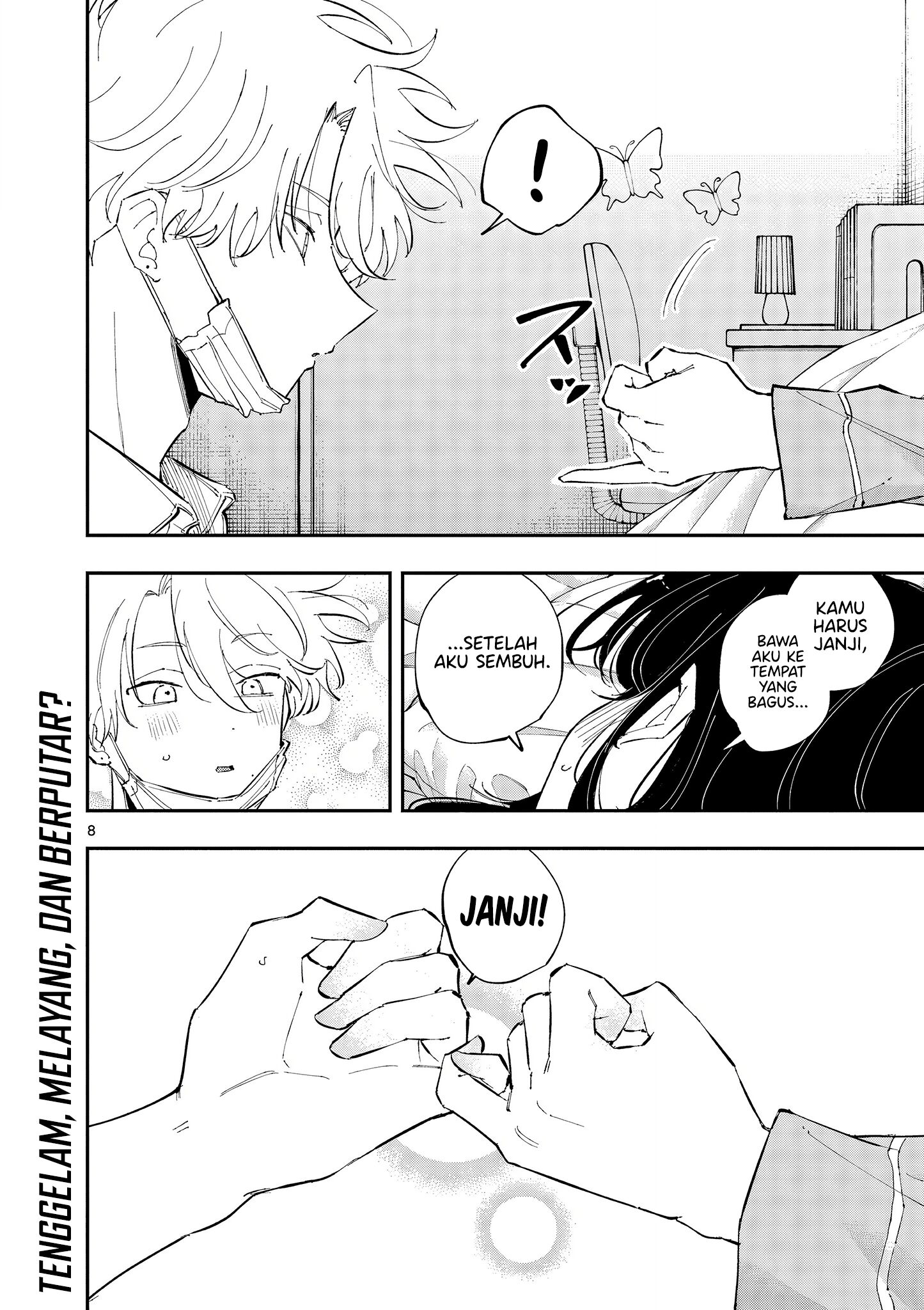 Tonari no Seki no Yatsu ga Souiu Me de Mitekuru chapter 51 halaman 8
