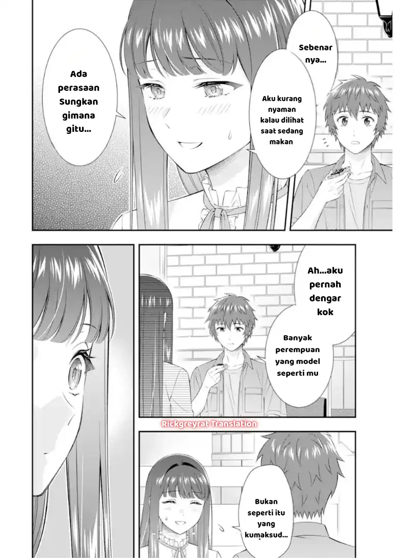 Toumei na Yoru ni Kakeru-kun to, Me ni Mienai Koi wo Shita chapter 4.2 halaman 5