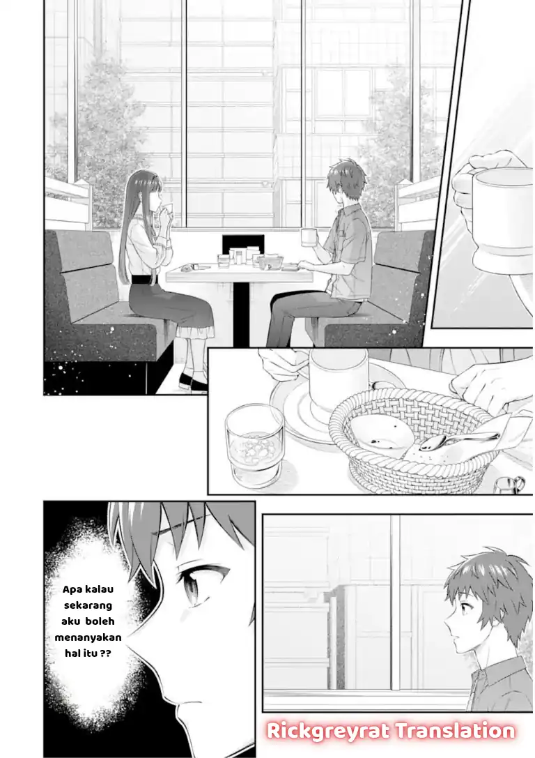 Toumei na Yoru ni Kakeru-kun to, Me ni Mienai Koi wo Shita chapter 4.2 halaman 7